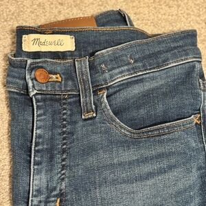 Madewell High Rise Roadtripper Blue Jeans with Classic Denim Wash
